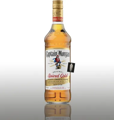 Produktbild von Captain Morgan Spiced Gold Spirituose aus Jamaica 0,7l (35% vol.)inkl. Mixcompany Postkarte- [Enthält Sulfite]