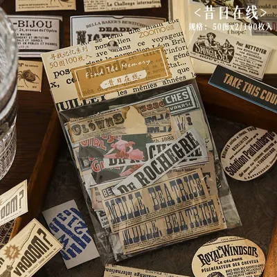 Produktbild von Stickerbuch Scrapbooking Set – DIY Journal mit Stickern & Zubehör