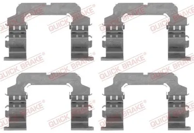 Produktbild von QUICK BRAKE 109-1738 Zubehörsatz Scheibenbremsbelag Vorne für NISSAN Patrol GR V SUV (Y61)