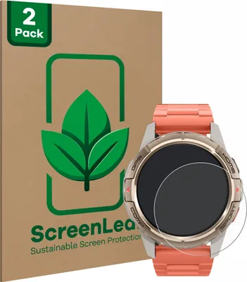 Produktbild von 2x ScreenLeaf Schutzfolie für Xiaomi Mibro GS Active nachhaltiger Displayschutz Display Schutz Folie Klar Transparent