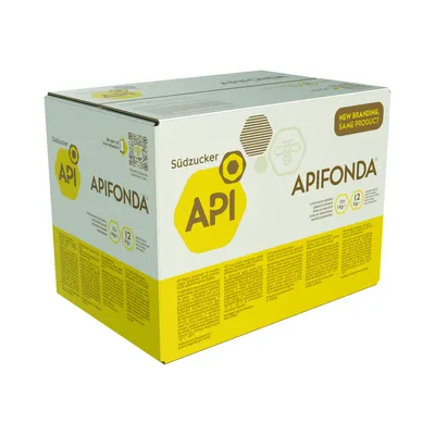 Zdjęcie produktu dla Apifonda pasza dla pszczół 12kg (12 x 1kg) karton pasza ciasto pszczelarstwo