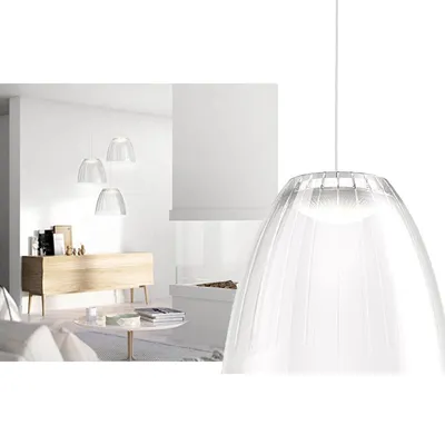 Produktbild von Philips myLiving Pendelleuchte 409046016, Flexible Halterung, Transparent, Transparent, Synthetik, Synthetik, Schlafzimmer, Wohnzimmer