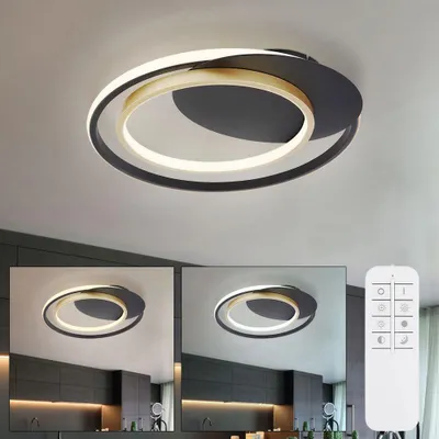 Produktbild von LED Deckenleuchte, gold, dimmbar, CCT-Schaltung, L 48,5 cm