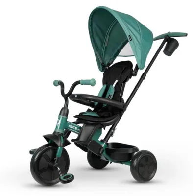 Produktbild von Qplay Qplay 6 In 1 Elite Platinum Dreirad-kinderwagen Grün  Grün One Size
