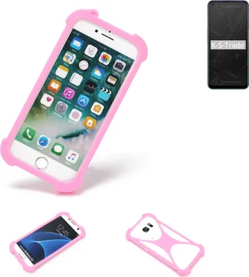 Produktbild von K-S-Trade Handy Hülle kompatibel mit Oppo A72 Schutz Hülle Bumper Silikon Schutz Hülle Cover Case Silikoncase Silikonbumper TPU Softcase