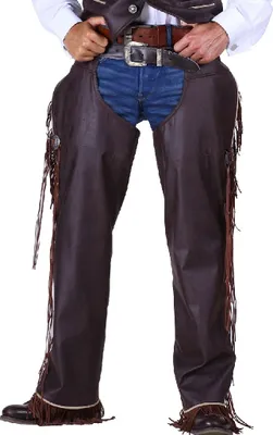 Produktbild von T2287-M braun Herren Cowboy Chaps Western Hose Gr.M