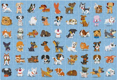 Immagine prodotto di Puzzle 250 Kinder 7 Hunde (Spielzeug - Puzzle)