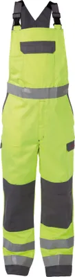 Produktbild von DASSY® Colombia Multinorm Warnschutz Latzhose mit Kniepolstertaschen NEONGELB/GRAFITGRAU Gr.53 Länge: STANDARD