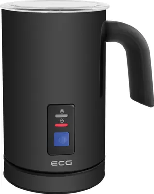 Produktbild von ECG NM 119 | Napeňovač mlieka | Kapacita 240 ml / 115 ml | Nerezový dizajn v matnej čiernej farbe | Max. Teplota mlieka 65 °C |