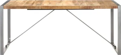 Produktbild von vidaXL Esstisch 180x90x75 cm Raues Mango-Massivholz