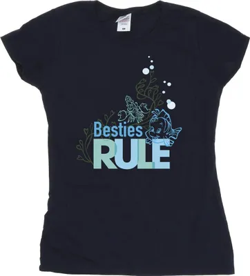 Produktbild von Disney - "The Little Mermaid Besties" T-Shirt für Damen BI26400 (S) (Marineblau)