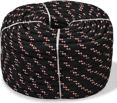 Zdjęcie produktu dla VIDAXL -Startseil 10 mm 250 m Polypropylenschwarz