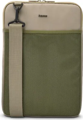 Zdjęcie produktu dla Hama Laptop-/Tablet-Sleeve To Go zum Umhängen, bis 31 cm (12,1), Beige-Grün (00222070)