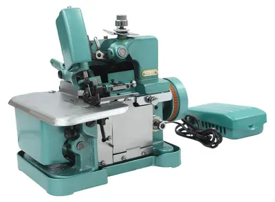 Immagine prodotto di Macchina da cucire overlock, realizzata in ghisa, con una potenza di 150W, tensione di 220V, 3000 punti al minuto, dimensioni 25x21x27 cm