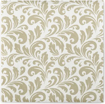 Produktbild von Sovie HORECA Serviette Carlo in Champagner-Braun aus Linclass® Airlaid 40 x 40 cm, 50 Stück - Ornamente