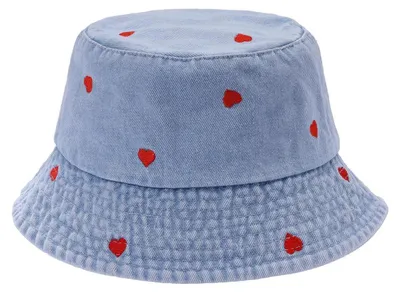 Zdjęcie produktu dla Czapka damska Fischerhut, dwustronna, bawełniana, z ochroną UV, letnia, typu bucket hat, rozmiar 55-58 cm