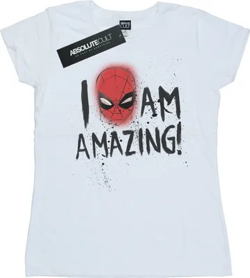 Produktbild von Marvel - "I Am Amazing" T-Shirt für Damen BI39682 (M) (Weiß)
