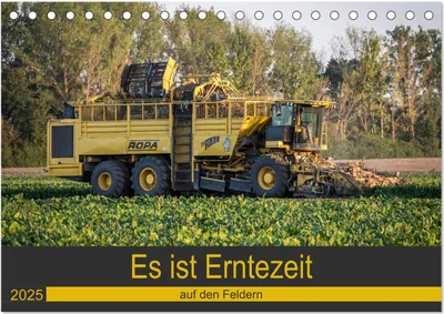 Produktbild von Es ist Erntezeit auf den Feldern (Tischkalender 2025 DIN A5 quer), CALVENDO Monatskalender