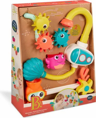 Obrázek produktu pro B.Toys Wonder-full Waterworks hračka do vany s vodní PUMPOU