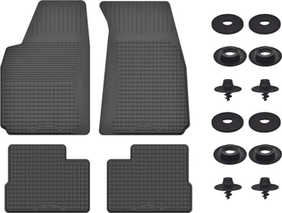 Produktbild von Gummimatten Mit Stoppern Für: Peugeot 205 (1983-1998) Schwarz Set