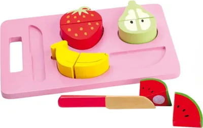 Produktbild von SMALL FOOT Obst auf einem Schneidebrett fü ttern