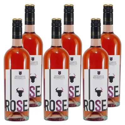 Produktbild von Pinot Meunier Roséwein -trocken- (6 x 0,75L)