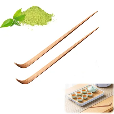Matcha-Kooplelöffel aus Bambus, 2 Stück
