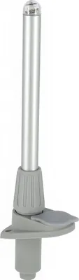 Produktbild von LED Positionslicht mit Mast, klappbar oder steckbar, versch. Höhen, für Boote bis 12m Größe: 25 cm steckbar silber
