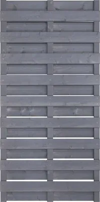 Produktbild von Zaun Teilelement Konsta Joris 90 x 180 cm basaltgrau