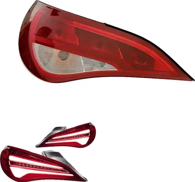 Obrázek produktu pro Zadní světlo, LED materiál, kompatibilní s modely Mercedes-Benz CLA, originální halogenové