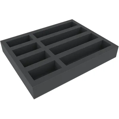 Immagine prodotto di Inserto in schiuma da 50 mm con 8 scomparti per miniature e modellini