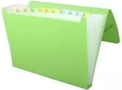 Produktbild von A4-Ordner mit Fächern, grün, 13 Fächer, Penmate