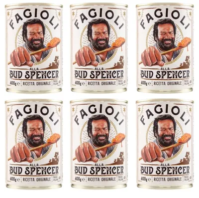 Produktbild von Bud Power- Bud-Spencer-Bohnen fertig zum Probieren 6x 400gr