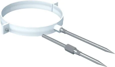 Produktbild von Bertrams LAS Rohrschelle weiß DN 80/125