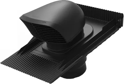 Produktbild von Renson - Dachdurchführung - Schwarz - 150/160 mm - Universal
