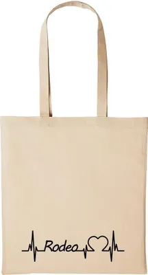 Produktbild von Huuraa Baumwollbeutel Rodeo Geschenk Einkaufstasche Natural 10 Liter Baumwolle Rodeo Accessoire