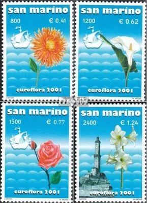 Produktbild von Briefmarken San Marino 2001 Mi 1954-1957 (kompl.Ausg.) postfrisch EUROFLORA01