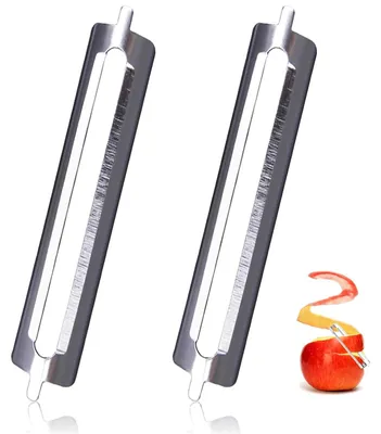 2 Dunschiller aus Edelstahl, 2 Klingen, 0,01 kg