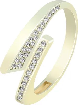 Produktbild von 333/- Gold Ring "Mirja" mit Zirkoniabesatz, Gelbgold, 8 Karat