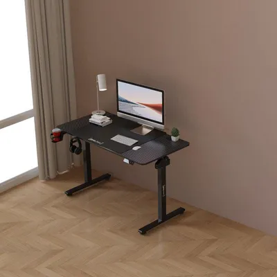 Obrázek produktu pro Pracovní stůl – Kancelářský stůl – Stůl s nastavitelnou výškou – Elektricky nastavitelný – Výška 72-117 cm