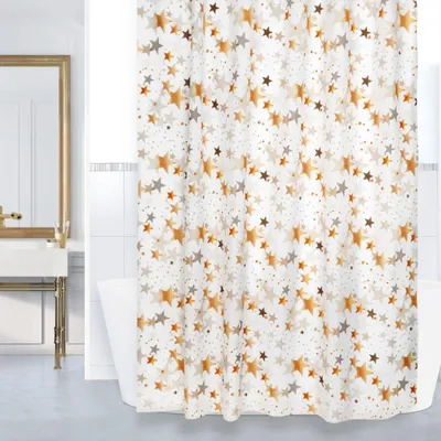 Produktbild von Badezimmervorhang - 180x200 cm - Beige