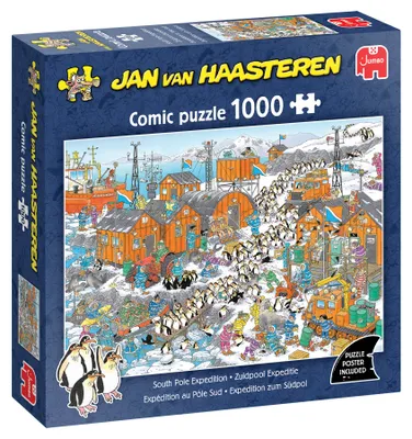 Produktbild von Jan van Haasteren - Expedition zum Südpol (1000 Teile), 1000 Stück(e), Landschaft, 12 Jahr(e)
