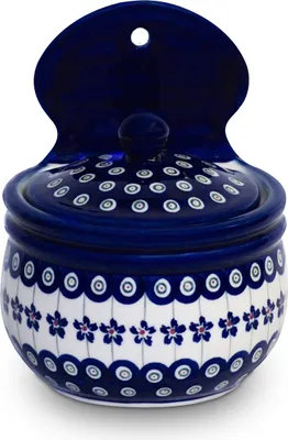 Produktbild von Original Bunzlauer Keramik 700 ml Vorratsdose zum Aufhängen 12x17,4 cm Design 166a