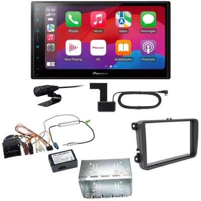 Produktbild von Pioneer SPH-DA77DAB CarPlay Android Auto DAB+ Einbauset für T6 Sharan 2 Beetle