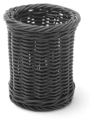 Immagine prodotto di Portaposate Hendi in nero realizzato in polyrattan Ø100mm