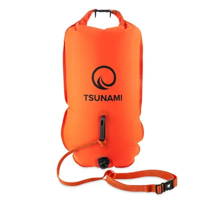 Produktbild von TSUNAMI Aufblasbare Schwimmboje, Sicherheitsboje mit Trockentasche, 2 in 1, orange