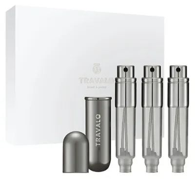 Immagine prodotto di Travalo Classic, vaporizzatore ricaricabile, 3 x 5 ml, titanio