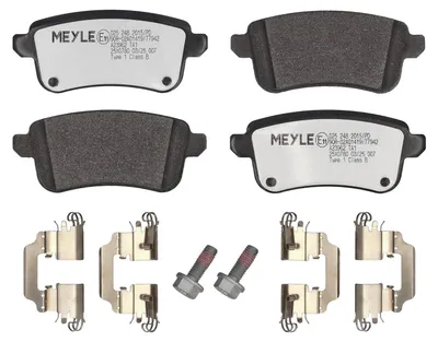 Produktbild von MEYLE 025 248 2015/PD Bremsbeläge Hinten für RENAULT MEGANE III Grandtour (KZ0/1) Scénic III (JZ0/1) GRAND SCÉNIC III (JZ0/1) Megane III Schrägheck