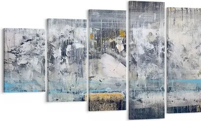 Produktbild von Bild auf Leinwand - Leinwandbild - Abstraktion modern - 100x60cm - Wand Bild - Wanddeko - Leinwanddruck - Bilder - Kunstdruck - Wanddekoration - Leinwand bilder - Wandkunst - EG100x60-3474