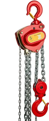 Produktbild von Delta Rot Premium Stirnradkettenzug Tragkraft 5,0t Länge 10,0m